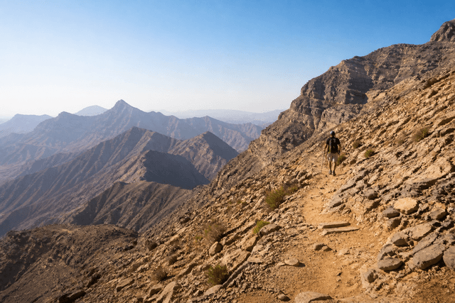 Hiking experience in the UAE
