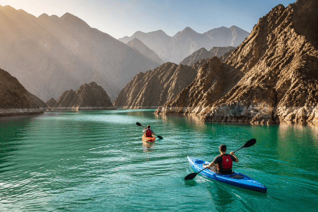 Kayaking experience in the UAE