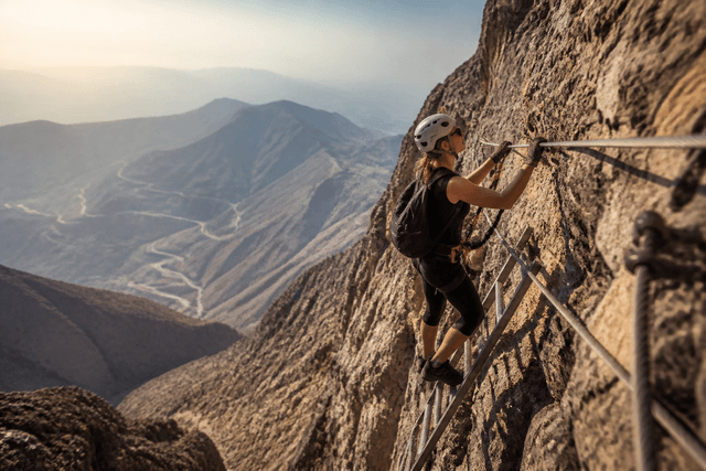 Via Ferrata & Ropes Courses experience in the UAE