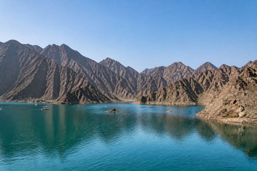 Family-friendly morning at Hatta lakes