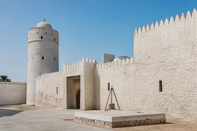 Coral stone walls of Qasr Al Hosn