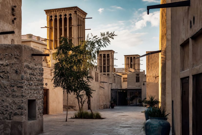 Heritage lanes and wind towers in the Heart of Sharjah