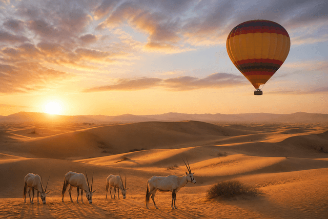 Hot-Air Balloon experience in the UAE