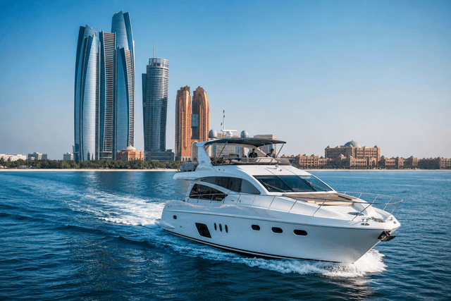 Yacht charter departing Dubai Marina